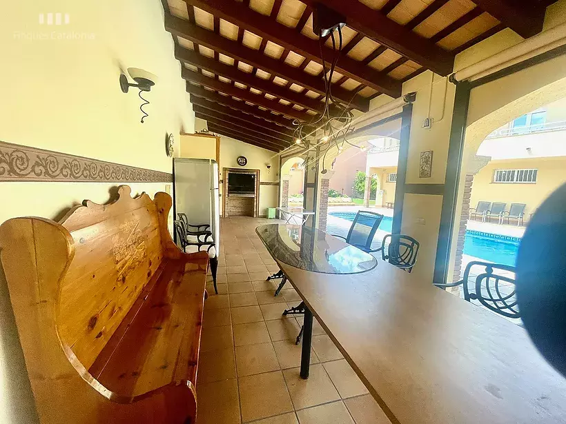 House at 4 winds in Girona with 5 bedrooms, pool, porch with barbecue and garage for 7 cars